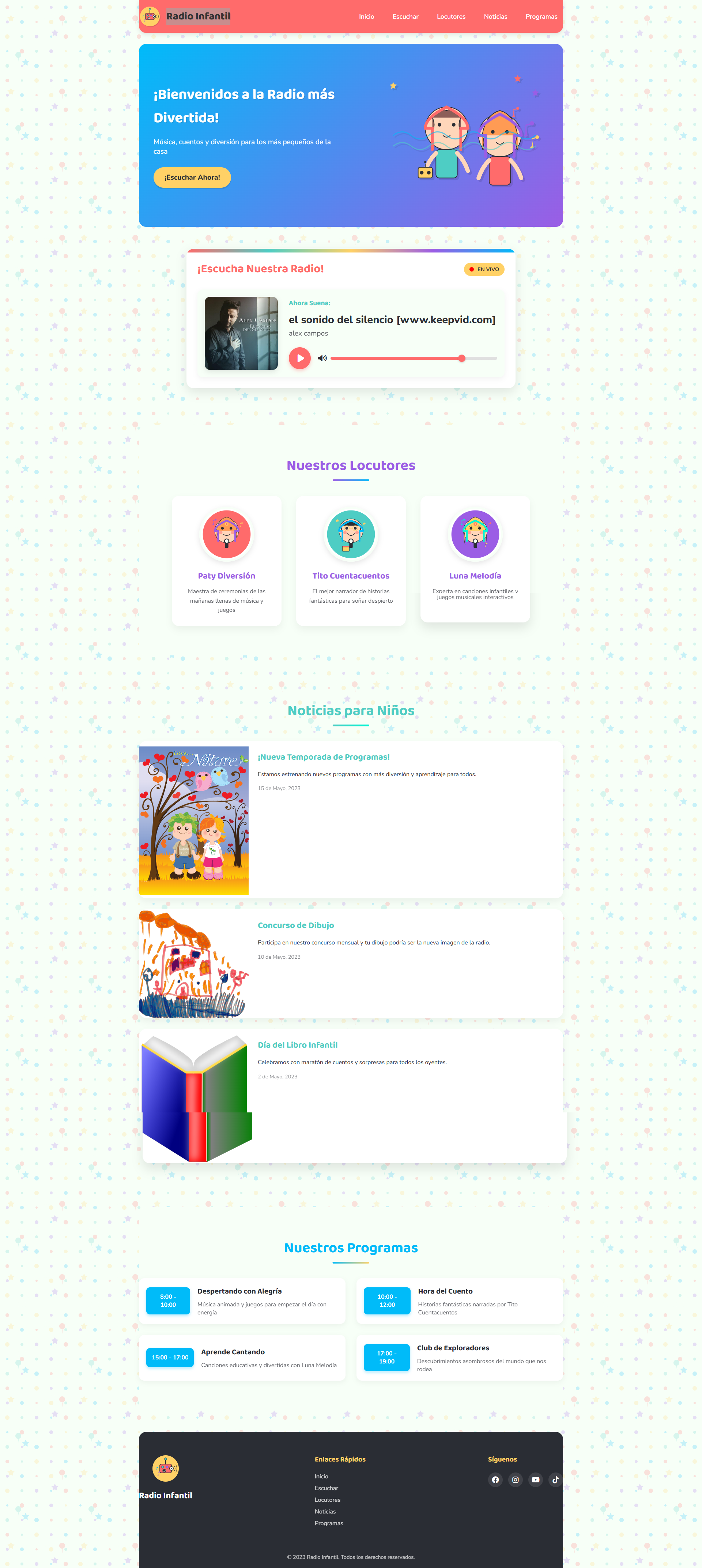 Vista previa Radio Infantil