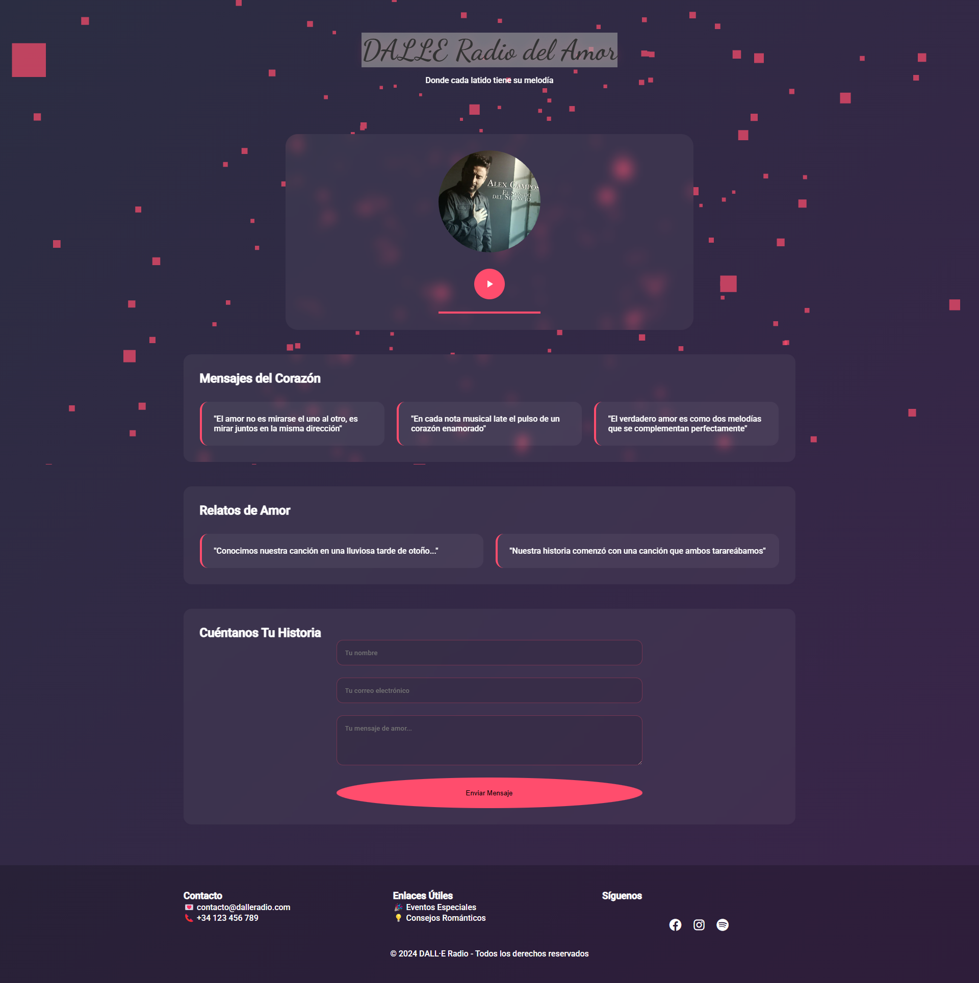 Vista previa DALL·E Radio del Amor