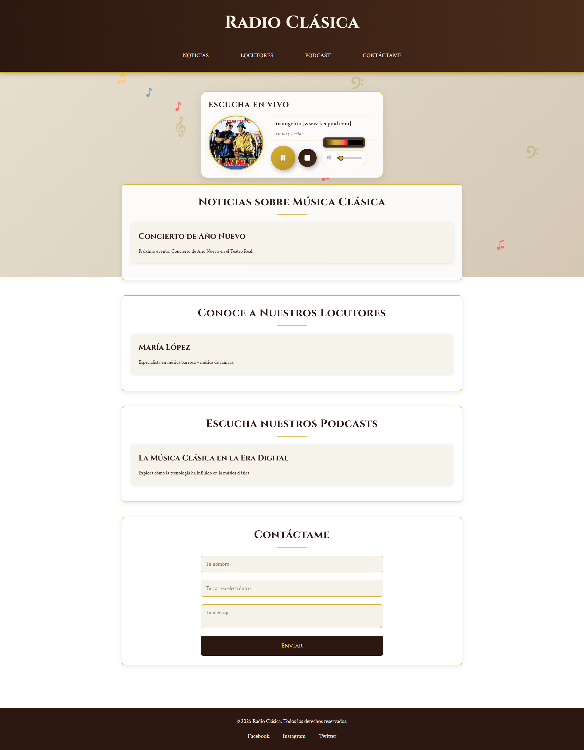 Vista previa Radio Clásica